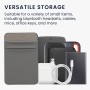 kwmobile Funda Disco Duro Externo Compatible con SanDisk Portable SSD, Samsung T7 - Bolsa Disco Duro Adhesiva para Portátil 13 x