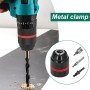 Rápida Portabrocas de Taladro 1,5-13mm, Rosca 1/2'' 20UNF Accesorios Taladro, con SDS Plus, 1/4'' Hex y 1/2'' Llave de Impacto
