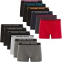Antonio Rossi (paquete de 12) boxers ajustados para hombre - Calzoncillos tipo bóxer para hombre con cintura elástica