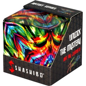 SHASHIBO Cubo Transformable - Cubo Antiestrés Patentado y Galardonado con 36 Imanes de Tierras Raras - Se Transforma en Más de