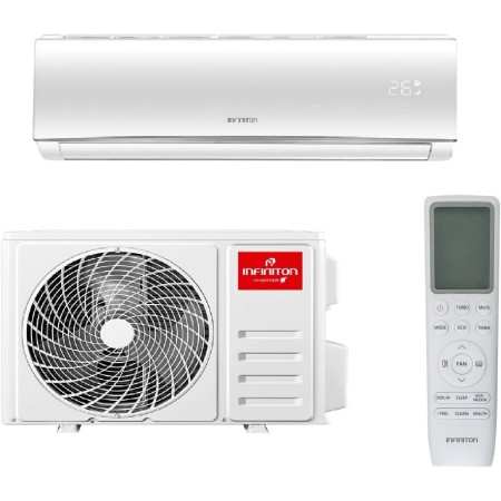 INFINITON Aire Acondicionado SPTWF24A2, 24000 BTU, Wifi, Bomba de Calor, Inverter, Deshumidificador, A++, Blanco