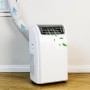 Manguera de Ventilación Flexible Ø125mm 2,5m PVC Tubo Salida de Aire Aluminio con Cinta de Aluminio 50mm x5m y 2 Abrazaderas de