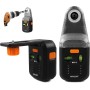 M9912 Colector de Polvo de Taladro Eléctrico con Nivel Láser, Boquilla de Polvo de Taladro, Taladro de Vacío de Succión de Pared