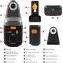M9912 Colector de Polvo de Taladro Eléctrico con Nivel Láser, Boquilla de Polvo de Taladro, Taladro de Vacío de Succión de Pared