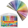 BIC Kids Ceras de Colores para Niños, Plastidecor, Colores Surtidos, Óptimo Para Colorear y Dibujar, Material Escolar, 36 Unidad