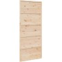 Homgoday Puerta de Granero Madera Maciza de Pino 90x208 cm Puertas Correderas Puerta Corredera para Corredera Madera