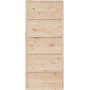 Homgoday Puerta de Granero Madera Maciza de Pino 90x208 cm Puertas Correderas Puerta Corredera para Corredera Madera