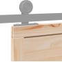 Homgoday Puerta de Granero Madera Maciza de Pino 90x208 cm Puertas Correderas Puerta Corredera para Corredera Madera