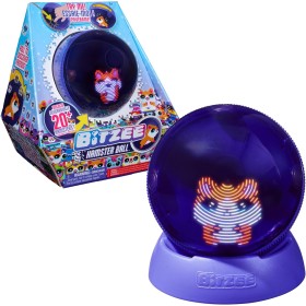 BIZTEE - Mascota Digital Hamster Ball - Mascota Virtual con 20 Hamsters - Mascota Interactiva Que Rueda y Reacciona al Tacto con