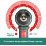 HYCHIKA Destornillador Electrico, 18V taladro bateria, 35Nm, multivelocidad, se puede utilizar para atornillar y taladrar