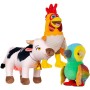 Bandai - La Granja de Zenón - Pack 5 Super Figuras La Granja De Zenón AR85500 Multicolor Explora el Mundo con el Pack de Super
