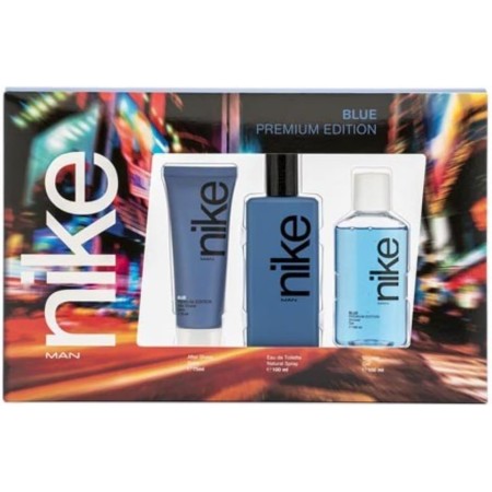NIKE - Blue, Colonia Hombre, 200 ml, Perfume Formato Spray, Eau de Toilette Natural y Masculina, Aroma Frutal Amaderado,