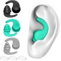 Tapones oidos Natación para Adulto, 3 Pares de Tapones Oidos Silicona Natacion,Tapones para los Oídos para nadar, surfear para