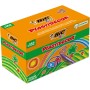 BIC Kids Plastidecor Pack de Ceras lavables, especial escuelas, óptimo para niños a partir de 30 meses, antimanchas, Caja Beige