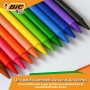 BIC Kids Plastidecor Pack de Ceras lavables, especial escuelas, óptimo para niños a partir de 30 meses, antimanchas, Caja Beige