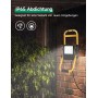 Aigostar Foco de Trabajo LED 30W 2700LM Foco LED Portátil con Enchufe, IP65 Impermeable Soporte plegable, para Uso en Interiores