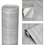 WIIYENA Rollo de suelo de vinilo de PVC de grano de madera de 10 m, autoadhesivo, impermeable, para cocina, dormitorio, hogar,