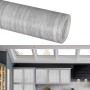 WIIYENA Rollo de suelo de vinilo de PVC de grano de madera de 10 m, autoadhesivo, impermeable, para cocina, dormitorio, hogar,