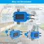 ISOISL Control electrónico de la bomba 1100 W 4800 l/h - Presostato para agua - Controlador de presión de 10 bar con cable -