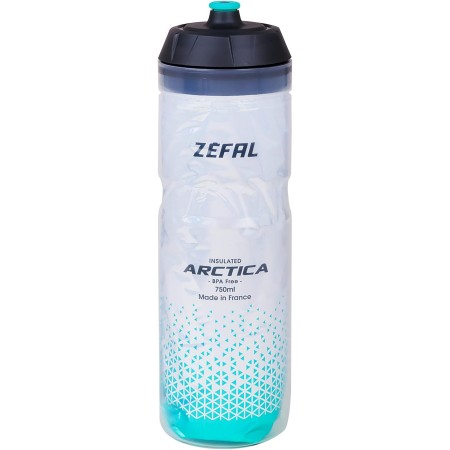 Zefal Arctica - Bidón isotérmico 550 ML y 750 ML - Bidón para Bicicleta - Inodoro y Resistente al Agua - Botella Deportiva sin