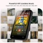 Reproductor de música MP3/MP4 portátil Android de 80GB, altavoces Blue