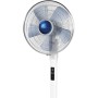 Rowenta Silence Extreme Fan + Electronic VU5870 Standing Fan 5 Speeds Height Adjustable up to 145 cm, Quiet Night Position,