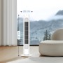 Aigostar Tower Fan with Remote Control, Quiet, 3 Speeds and 3 Modes, 70° Oscillation, Portable Fan with 7 Hours Timer, Height 86