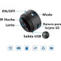 Mini Camara Espia WiFi 1080P Cámara Espia Oculta Camaras de Vigilancia sin Cables Camara Seguridad Vigilancia Cámara Espía