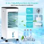 Quiet Portable Air Conditioner, 3 in 1 Evaporative Air Cooler Without Outer Tube, 5.5L Water Tank, 3 Wind Speed, 1-7H Timer, 8M