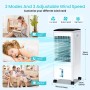 Quiet Portable Air Conditioner, 3 in 1 Evaporative Air Cooler Without Outer Tube, 5.5L Water Tank, 3 Wind Speed, 1-7H Timer, 8M