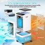 Quiet Portable Air Conditioner, 3 in 1 Evaporative Air Cooler Without Outer Tube, 5.5L Water Tank, 3 Wind Speed, 1-7H Timer, 8M