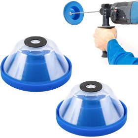 Bajiuxhfei 2 Piezas Cubierta Antipolvo para Taladro Eléctrico, Colector de Polvo de Taladro Eléctrico, Taladro Tapa del Colector
