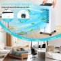 Quiet Portable Air Conditioner, 3 in 1 Evaporative Air Cooler Without Outer Tube, 5.5L Water Tank, 3 Wind Speed, 1-7H Timer, 8M