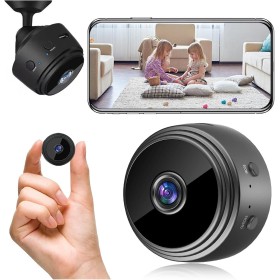 Mini Cámara Espía wifi 1080P HD invisible camara vigilancia wifi interio/Exterior,con detección de movimiento y visión