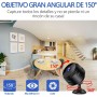 Mini Cámara Espía wifi 1080P HD invisible camara vigilancia wifi interio/Exterior,con detección de movimiento y visión