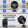 Mini Cámara Espía wifi 1080P HD invisible camara vigilancia wifi interio/Exterior,con detección de movimiento y visión