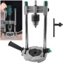 Soporte Taladro Vertical, Gradilla Ajustable, 45/60 /75/90° Soporte Taladro, Asiento Móvil en Forma de V Soporte para Taladro,