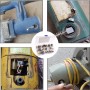 RUNCCI-YUN 40PCS Cepillos de carbono para motor,Cepillo de Carbón para Herramientas Eléctricas,reemplazo de cepillo de carbono