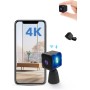 AOBOCAM Camara Espia 4K HD Mini WiFi (2.4Ghz) Camara para Ver En El Movil, Interior/Exterior Mini Cámaras De Vigilancia