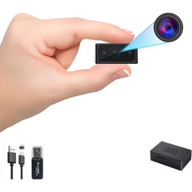 Mini Micro Cámara - Cámara Oculta - Cámara Niñera Oficina HD 1080P - Cámara de Seguridad Doméstica con Grabación por Detección