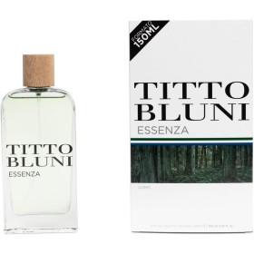 TITTO BLUNI - Essenza Uomo, Colonia Hombre, 150 ml, Perfume Formato Spray, Eau de Toilette Natural y Masculina, Aroma Cítrico
