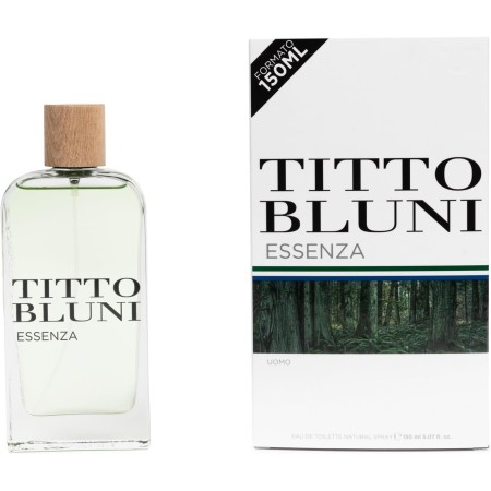 TITTO BLUNI - Essenza Uomo, Colonia Hombre, 150 ml, Perfume Formato Spray, Eau de Toilette Natural y Masculina, Aroma Cítrico