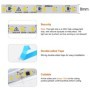 Ajuanbazha Pack de 8 Gafas de Seguridad Transparentes, Gafas Protectoras con Lentes Antiarañazos y Patillas de Goma, Gafas