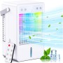 Portable Air Conditioner, 1500 ml Mini Quiet Air Cooler with Remote Control, USB Fan with 5 Wind Speeds & 3 Modes, 10H Timer,