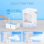 Portable Air Conditioner, 1500 ml Mini Quiet Air Cooler with Remote Control, USB Fan with 5 Wind Speeds & 3 Modes, 10H Timer,