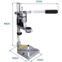 Soporte de Taladro Manual, Portaherramientas De Banco De Trabajo De Taladro EléCtrico, MáS Estable Y PrecisióN Para Bricolaje,