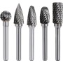 ASNOMY 5 pieza Fresa Metal Lápices Set – 6 x 10mm Escofina Taladro Bit Fresas de Carburo Rotary Archivo Tungsteno Acero