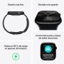 Apple Watch Series 10 GPS + Cellular Smartwatch con Caja de Titanio Pizarra de 46 mm y Correa Deportiva Negro - Talla S/M.