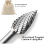 ASNOMY 5 pieza Fresa Metal Lápices Set – 6 x 10mm Escofina Taladro Bit Fresas de Carburo Rotary Archivo Tungsteno Acero
