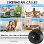 Camara Espia 1080P HD Mini WiFi Oculta Cámara Espía para Ver En El Movil, Interior/Exterior Mini Cámaras De Vigilancia